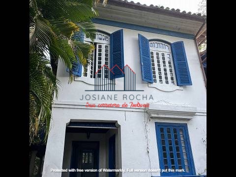 Casa Colonial com 4 Quartos e 3 Vagas à Venda no Alto da Boa Vista!!! rj