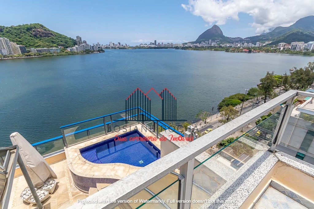 Cobertura duplex com 4 quartos, 4 suítes e 4 vagas à Venda na Lagoa Rodrigo de Freitas!!! 567m2 – RJ