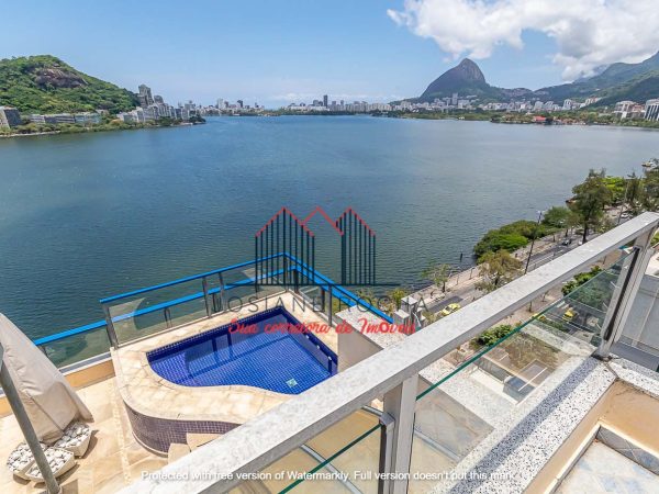 Cobertura duplex com 4 quartos, 4 suítes e 4 vagas à Venda na Lagoa Rodrigo de Freitas!!! 567m2 – RJ