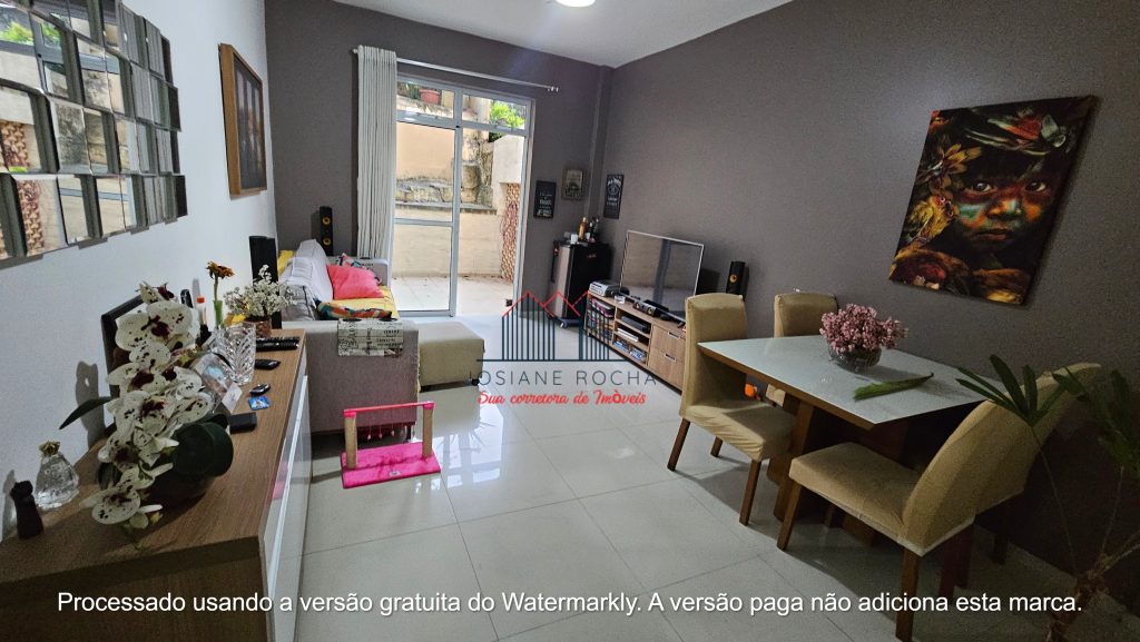 Apartamento tipo Casa com 2 Quartos, 2 banheiros e 2 Áreas  Externas à Venda na Tijuca!!! Próximo ao Largo da Usina!