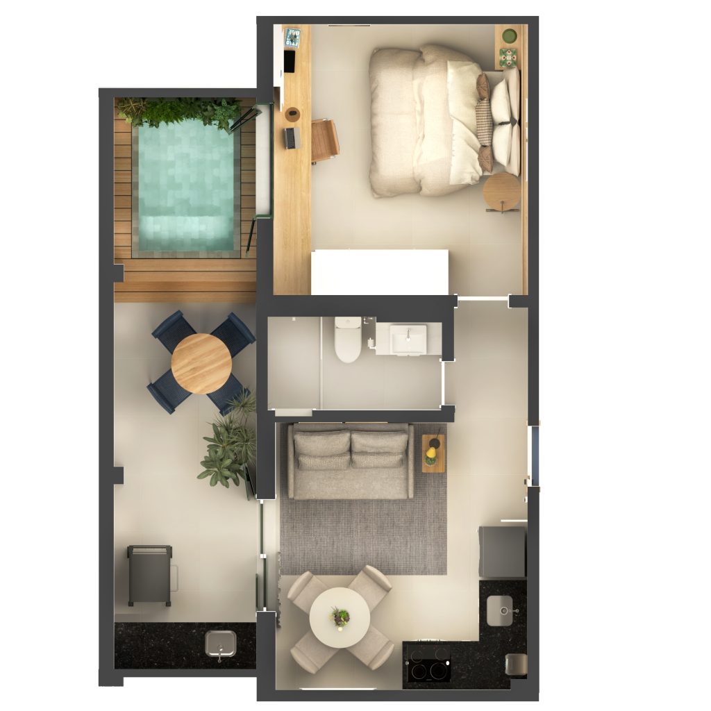 Apartamento com 1 Quarto e 1 banheiro à Venda em Copacabana!!! 49,21m²