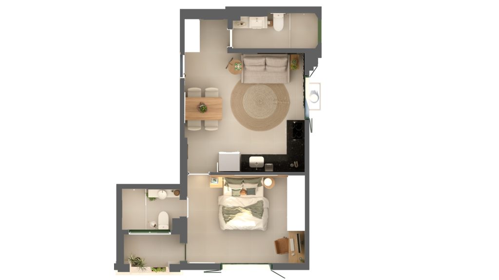 Apartamentos com 1 Quarto e 2 banheiro à Venda em Copacabana!!! Próximo ao Metrô!!!