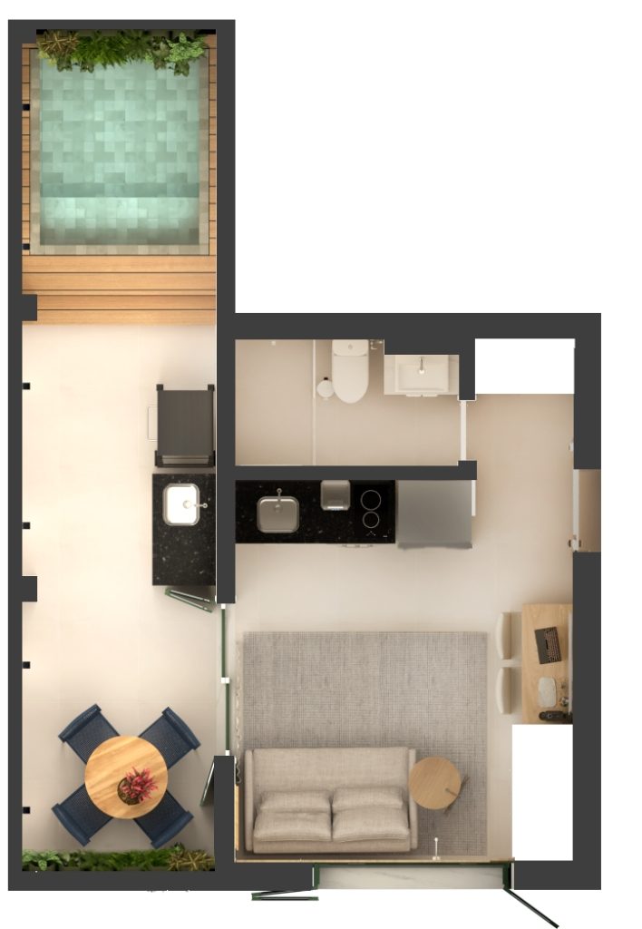 Apartamento com 1 Quarto e 1 banheiro à Venda, 38,27m²