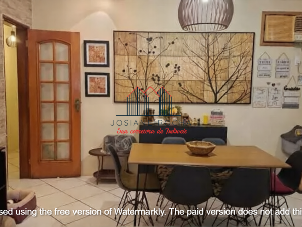 Apto. Tipo Casa 3 Quartos, 1 Vaga e Área Externa à Venda no Grajaú!!! Próximo a Praça Edmundo Rego!!! rj